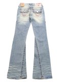 【送料無料】TRUE RELIGION WMNS JOEY LOW RISE SUPER T FLARE PETAL BLOOM