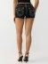 画像7: 【送料無料】TRUE RELIGION WMNS JOEY LOW RISE SUPER T FLAP SHORT BODY RINSE BLACK (7)