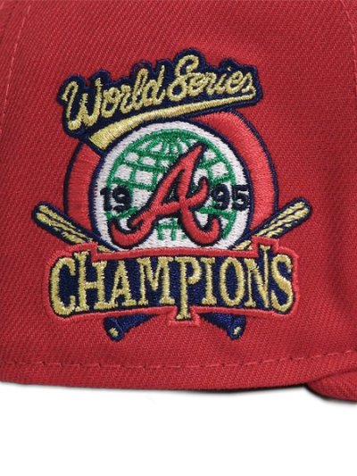 画像10: NEW ERA 59FIFTY CS BRAVES CTWN WS1995 U/GY FB RED/WHT