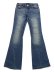 画像2: 【送料無料】TRUE RELIGION WMNS JOEY MID RISE SUPER T FLARE DARK WASH (2)