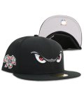 NEW ERA 59FIFTY CS MILB LAKE ELSINORE STORM 75TH U/GY FB BLK