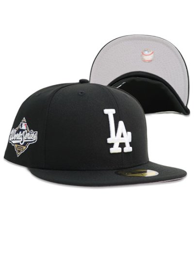 画像1: NEW ERA 59FIFTY CS DODGERS WS2025 U/GY FB BLK/WHT