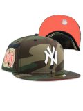 NEW ERA 59FIFTY CS YANKEES CTWN SUBWAY00 U/ORG FB CAMO/WHT
