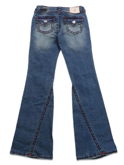 画像1: 【送料無料】TRUE RELIGION WMNS JOEY MID RISE SUPER T FLARE DARK WASH