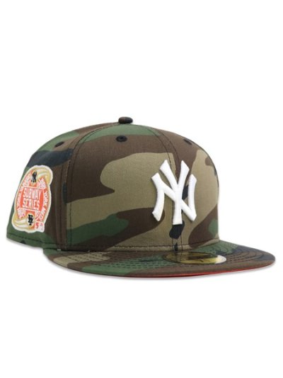 画像2: NEW ERA 59FIFTY CS YANKEES CTWN SUBWAY00 U/ORG FB CAMO/WHT