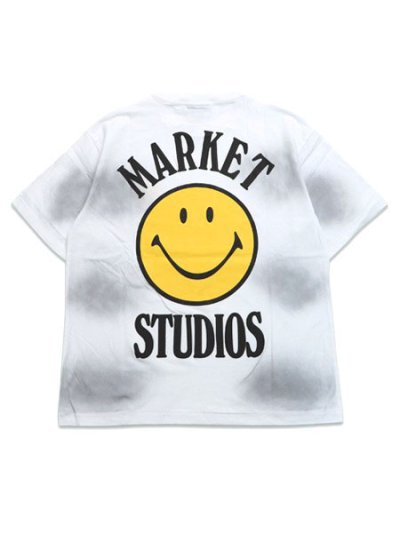 画像1: 【送料無料】MARKET SMILEY LOCK UP TEE WHITE