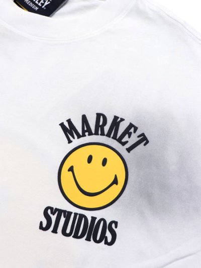 画像3: 【送料無料】MARKET SMILEY LOCK UP TEE WHITE
