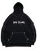 画像1: 【送料無料】TRUE RELIGION MESH PANEL BIG T CARGO HOODIE BLACK (1)