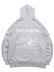 画像2: 【送料無料】TRUE RELIGION MESH PANEL BIG T CARGO HOODIE HEATHER GREY (2)