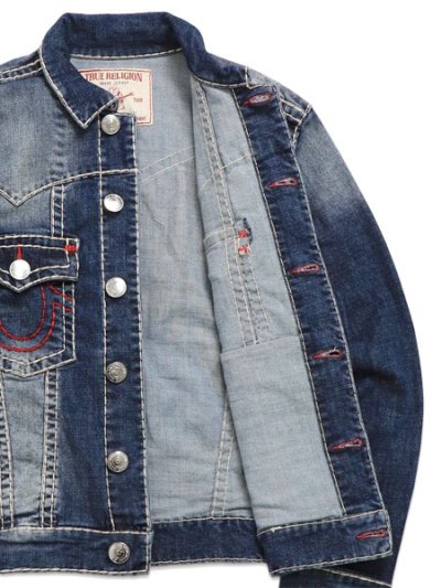 画像7: 【送料無料】TRUE RELIGION JIMMY SUPER T OVERSIZED JACKET NOCTURNE DRIVE DARK WASH