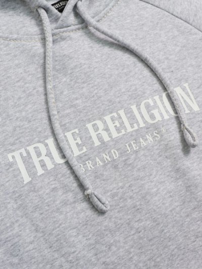 画像4: 【送料無料】TRUE RELIGION MESH PANEL BIG T CARGO HOODIE HEATHER GREY