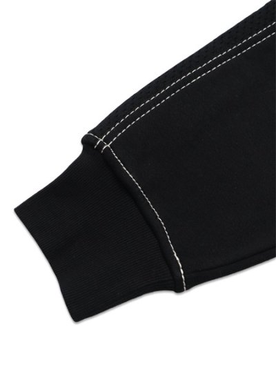 画像9: 【送料無料】TRUE RELIGION MESH PANEL BIG T CARGO HOODIE BLACK