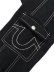画像6: 【送料無料】TRUE RELIGION MESH PANEL BIG T CARGO HOODIE BLACK (6)