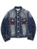 画像2: 【送料無料】TRUE RELIGION JIMMY SUPER T OVERSIZED JACKET NOCTURNE DRIVE DARK WASH (2)