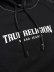 画像4: 【送料無料】TRUE RELIGION MESH PANEL BIG T CARGO HOODIE BLACK (4)