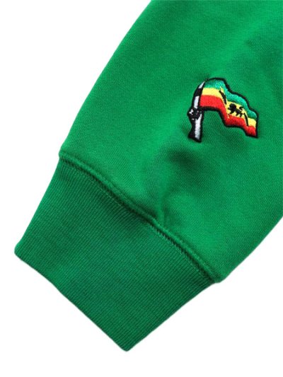 画像9: BOB MARLEY SHINING SUN ZIP UP FLEECE GREEN/YELLOW