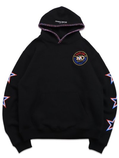 画像2: HARLEM GLOBETROTTERS WORLD FAMOUS PULLOVER BLACK/RED