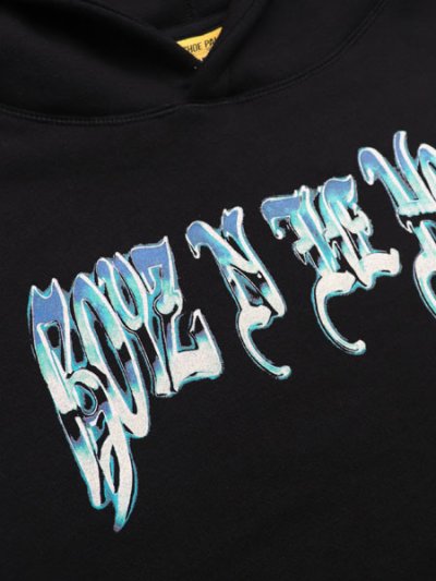 画像3: BOYZ N THE HOOD FLAMES PULLOVER BLACK/BLUE