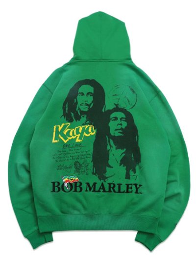 画像2: BOB MARLEY SHINING SUN ZIP UP FLEECE GREEN/YELLOW