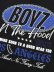画像4: BOYZ N THE HOOD FLAMES PULLOVER BLACK/BLUE (4)