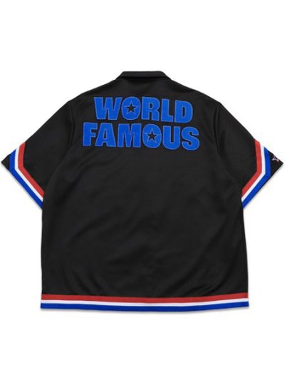 画像2: HARLEM GLOBETROTTERS WORLD FAMOUS SHIRT BLACK/RED
