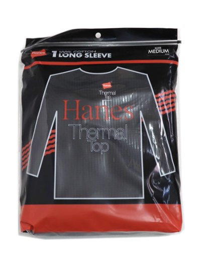 画像6: Hanes L/S THERMAL TOP RELAX FIT CREW NECK