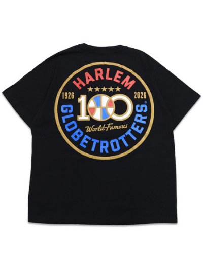 画像1: HARLEM GLOBETROTTERS WORLD FAMOUS TEE BLACK/RED