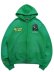 画像1: BOB MARLEY SHINING SUN ZIP UP FLEECE GREEN/YELLOW (1)
