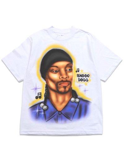 画像1: 【送料無料】 DEATH ROW RECORDS SNOOP VINTAGE AIRBRUSH TEE