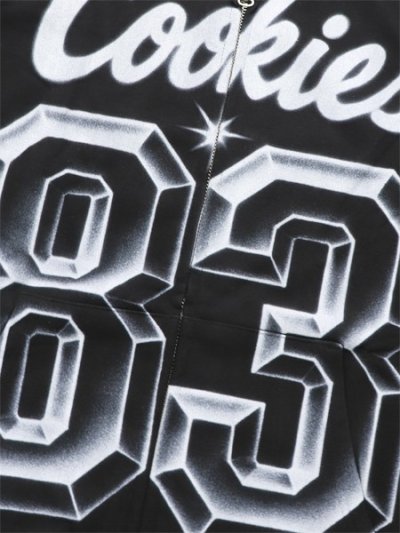 画像3: 【送料無料】COOKIES DRAFT DAY FULL ZIP HOODIE BLACK