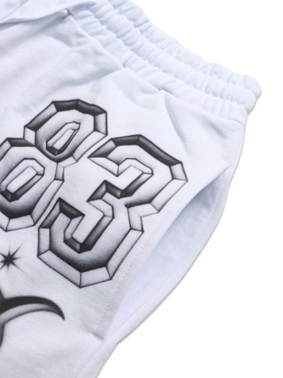 画像3: 【送料無料】 COOKIES CLOTHING LAKE COMO JERSEY SOCCER SHORT WHITE