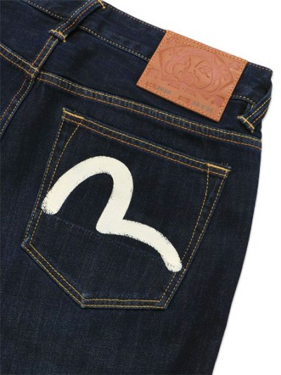 画像5: 【送料無料】EVISU ECRU SEAGULL PRINTED POCKET JEANS #2020 INDIGO/ECRU