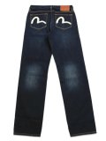 【送料無料】EVISU ECRU SEAGULL PRINTED POCKET JEANS #2020 INDIGO/ECRU