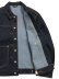 画像7: 【送料無料】EVISU ECRU SEAGULL PRINTED DENIM JACKET RAW INDIGO (7)