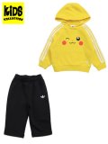 【KIDS】ADIDAS KIDS POKEMON LOOSE HOODIE SET-YELLOW/BLACK