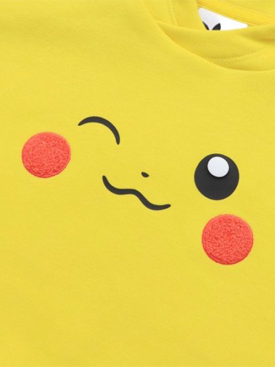 画像4: 【KIDS】ADIDAS KIDS POKEMON LOOSE HOODIE SET-YELLOW/BLACK