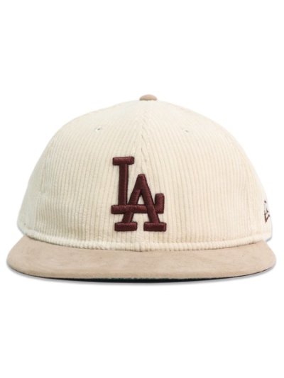画像2: NEW ERA RC 9FIFTY LEATHER STRAP CORDUROY DODGERS IVORY/BEIGE