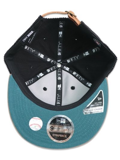 画像5: NEW ERA RC 9FIFTY LEATHER STRAP CORDUROY YANKEES BLK/GREY