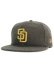 画像1: NEW ERA 9FIFTY SOFT BUCKRAM MELTON PADRES KHAKI/GOLD (1)
