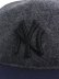 画像6: NEW ERA 9FIFTY SOFT BUCKRAM MELTON YANKEES GREY/NAVY (6)