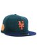 画像1: NEW ERA 59FIFTY OHASHI DOG PATCH METS DARK GREEN/ORANGE AID (1)