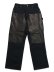 画像1: 【送料無料】SCHOTT LEATHER COMB DOUBLE KNEE PANTS BLACK (1)