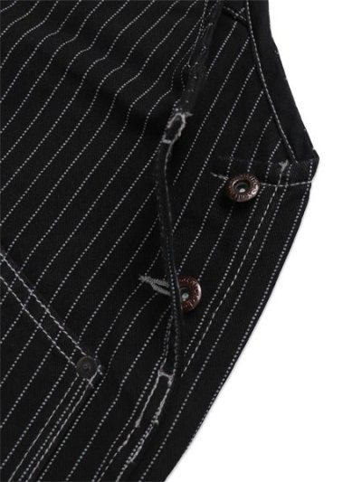 画像5: 【送料無料】SCHOTT OLD HICKORY OVERALL BLACK