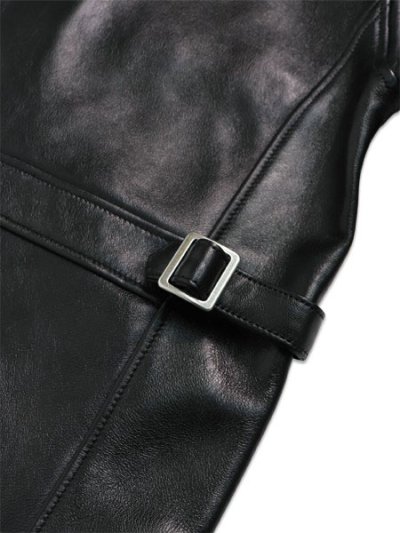 画像5: 【送料無料】SCHOTT LEATHER TRACKER JACKET BLACK