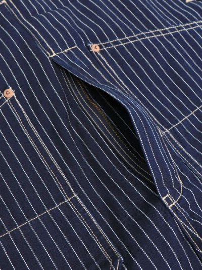 画像6: 【送料無料】SCHOTT OLD HICKORY OVERALL INDIGO
