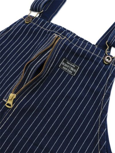 画像3: 【送料無料】SCHOTT OLD HICKORY OVERALL INDIGO