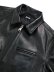 画像3: 【送料無料】SCHOTT LEATHER TRACKER JACKET BLACK (3)