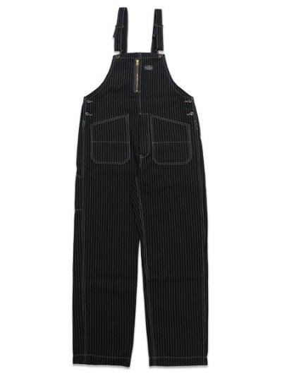 画像1: 【送料無料】SCHOTT OLD HICKORY OVERALL BLACK
