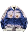 【送料無料】SCHOTT RAYON SUKA JACKET NAVY