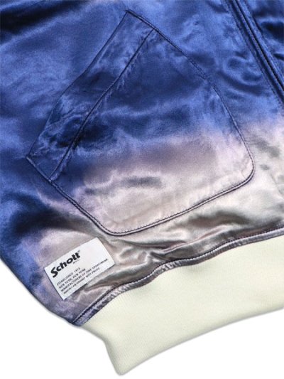 画像5: 【送料無料】SCHOTT RAYON SUKA JACKET NAVY